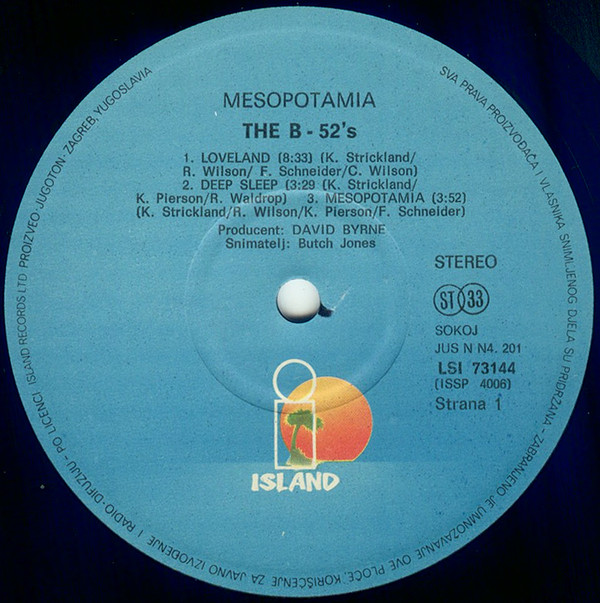 The B-52's - Mesopotamia (LP, Album)