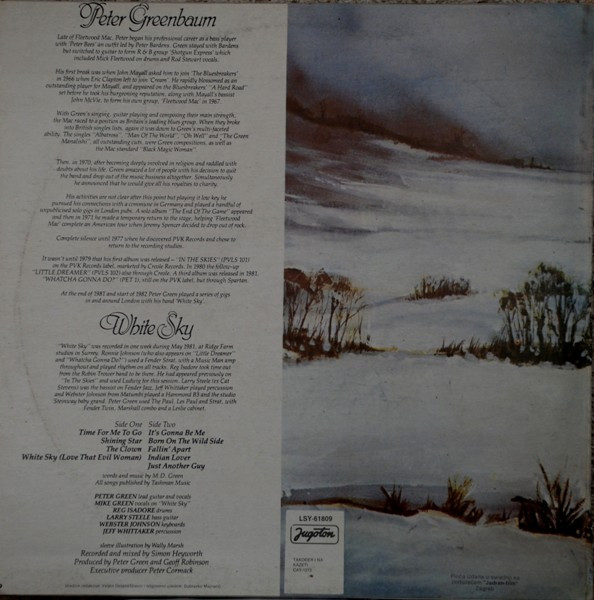 Peter Green (2) - White Sky (LP, Album)