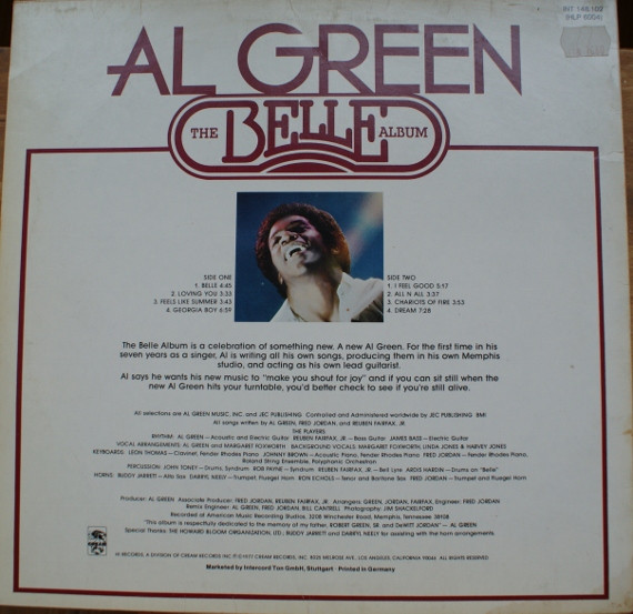 Al Green - The Belle Album (LP, Album)