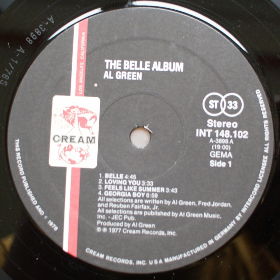 Al Green - The Belle Album (LP, Album)