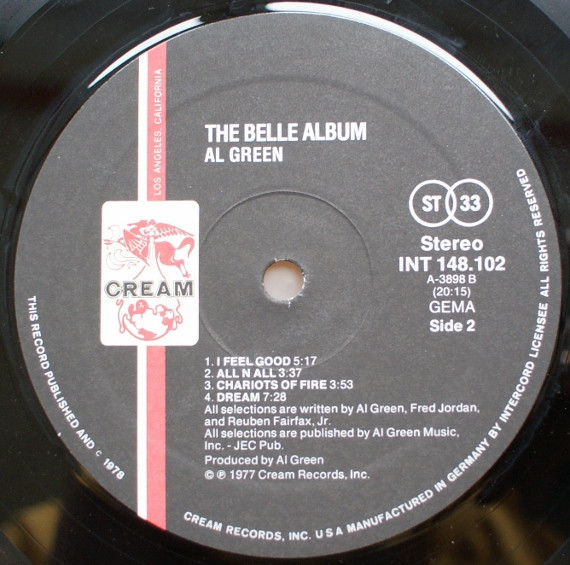 Al Green - The Belle Album (LP, Album)