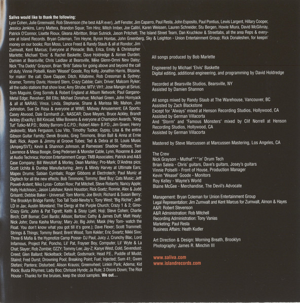 Saliva - Back Into Your System (CD, Album)