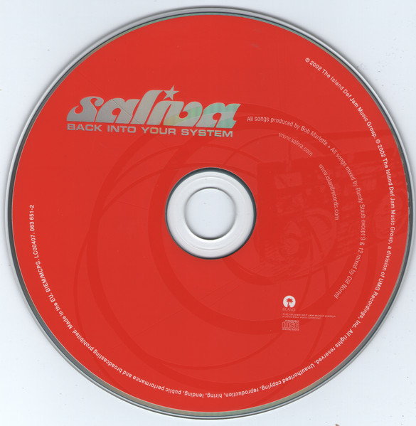 Saliva - Back Into Your System (CD, Album)