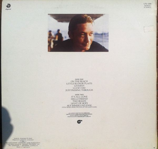 Chris Rea - On The Beach (LP, Album)