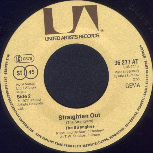 The Stranglers - Something Better Change / Straighten Out (7