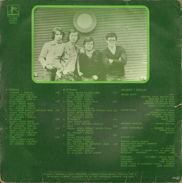 Vrijeme I Zemlja - Vrijeme I Zemlja (LP, Album)