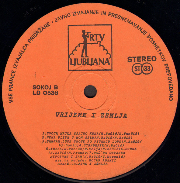 Vrijeme I Zemlja - Vrijeme I Zemlja (LP, Album)