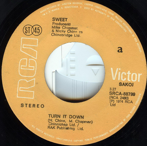 Sweet* - Turn It Down / ...Someone Else Will (7