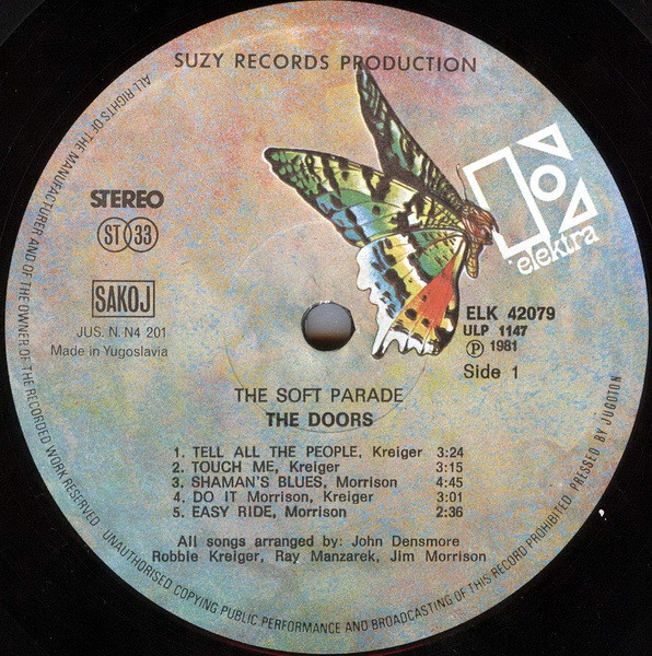 The Doors - The Soft Parade (LP, Album, RE)
