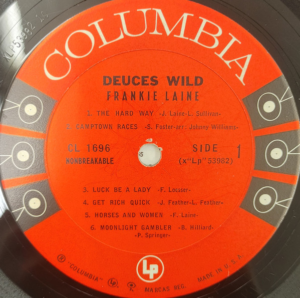 Frankie Laine - Deuces Wild (LP, Album, Mono)
