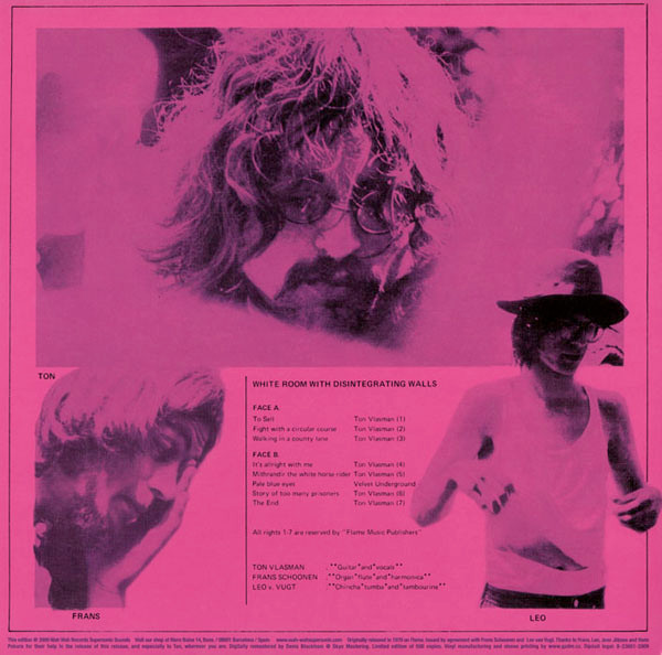 Ton Vlasman - White Room With Disintegrating Walls (LP, Ltd, RE, RM)