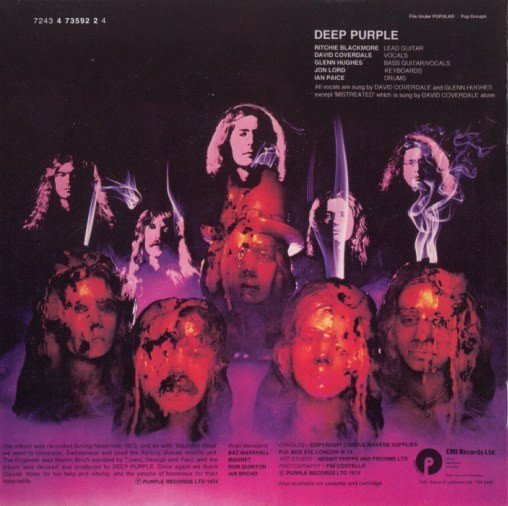 Deep Purple - Burn (CD, Album, RE, RM, 30t)