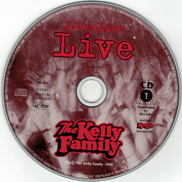 The Kelly Family - Live Live Live (2xCD, Album)