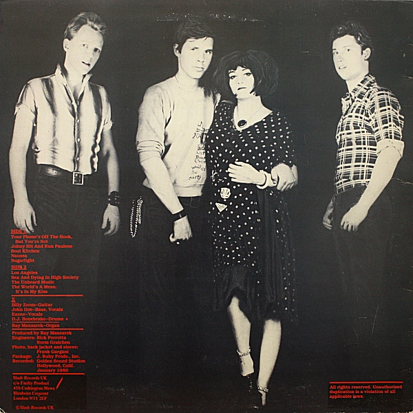 X (5) - Los Angeles (LP, Album)