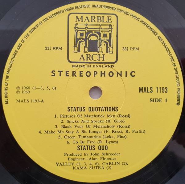 Status Quo - Status Quo-Tations (LP, Comp)