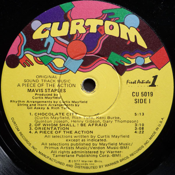 Mavis Staples - A Piece Of The Action (LP, Album)
