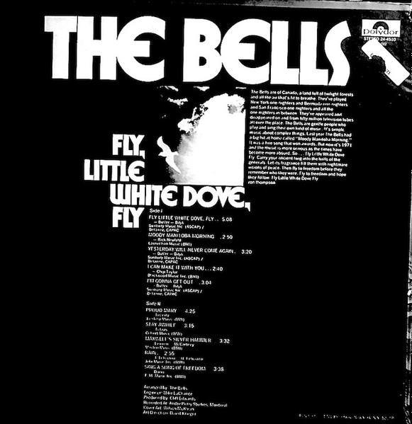 The Bells (2) - Fly, Little White Dove, Fly (LP, Album, Ter)