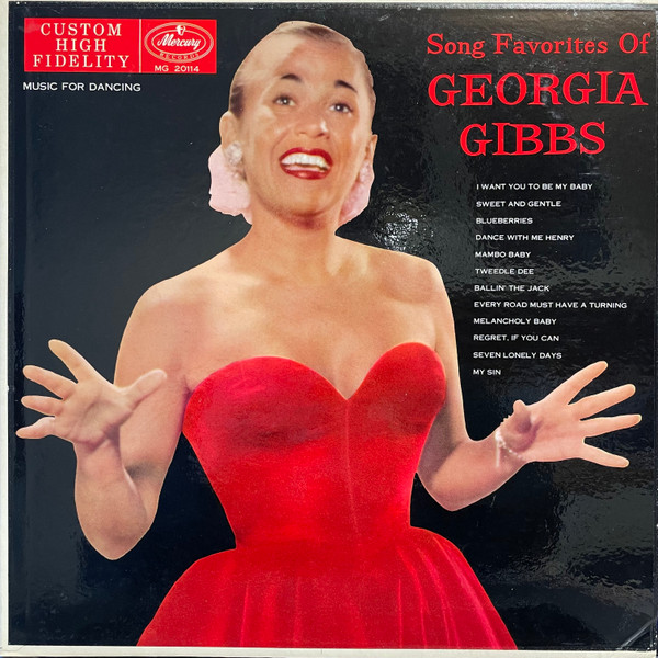 Georgia Gibbs - Song Favorites Of Georgia Gibbs (LP, Album, Mono)