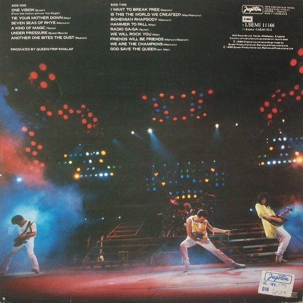 Queen - Live Magic (LP, Album, Gat)