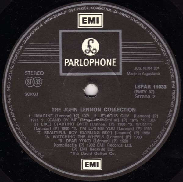 John Lennon - The John Lennon Collection (LP, Comp)
