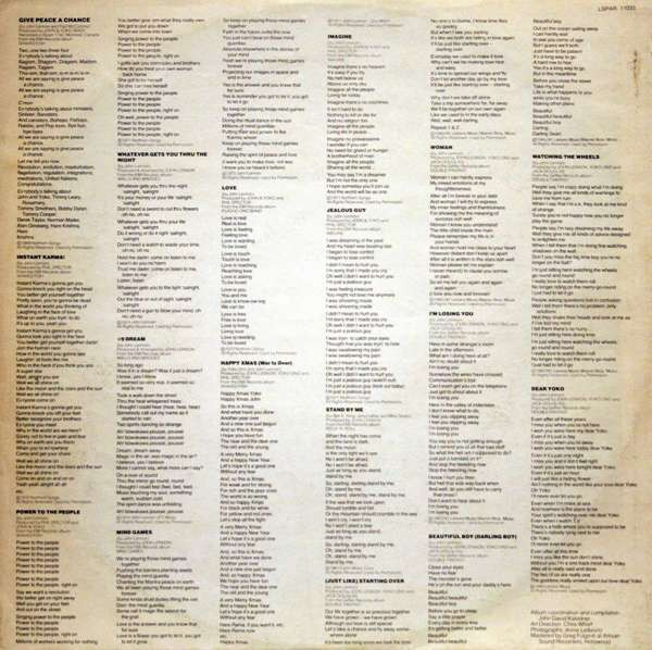 John Lennon - The John Lennon Collection (LP, Comp)