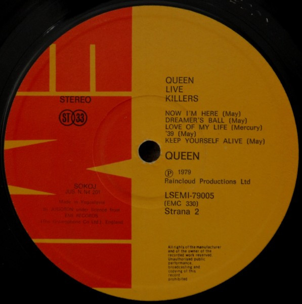 Queen - Live Killers (2xLP, Album, Gat)