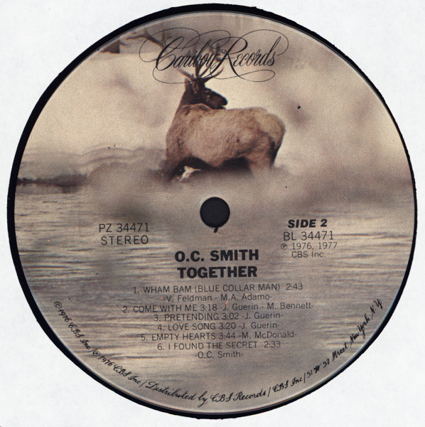 OC Smith - Together (LP, Album)