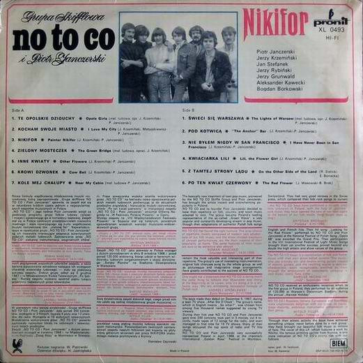 Grupa Skifflowa No To Co* I Piotr Janczerski - Nikifor (LP, Album, Mono)