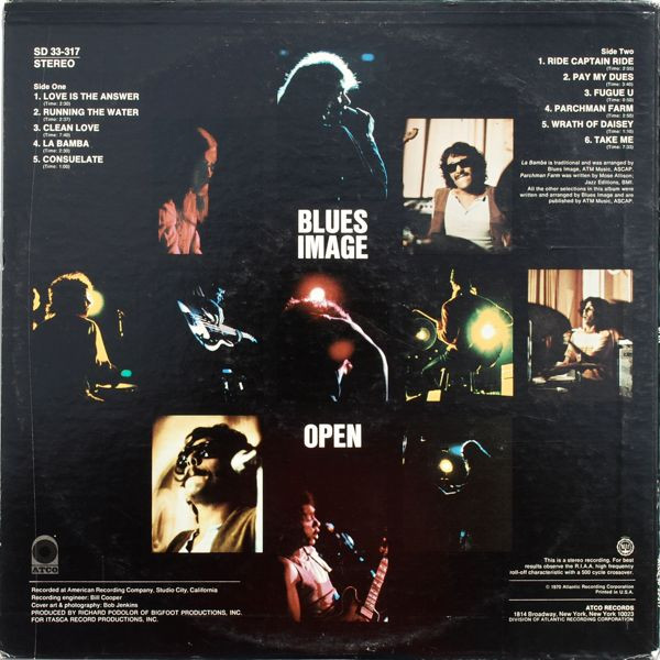 Blues Image - Open (LP, Album, Ter)