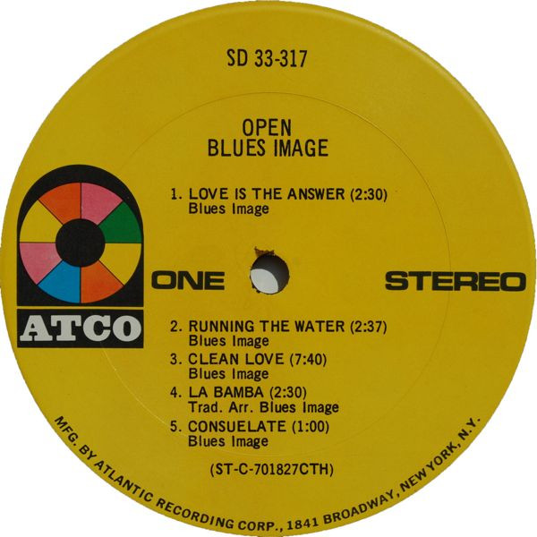 Blues Image - Open (LP, Album, Ter)