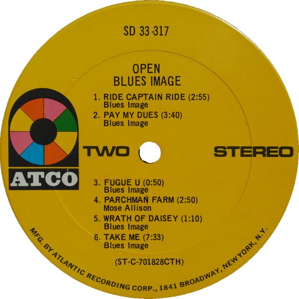 Blues Image - Open (LP, Album, Ter)