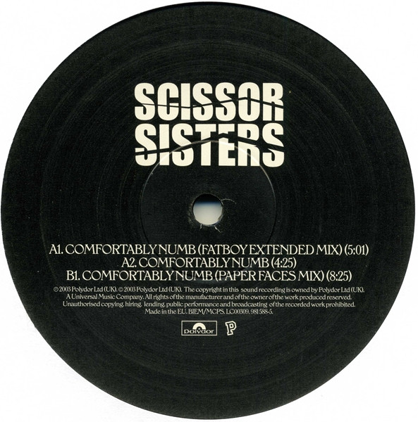 Scissor Sisters - Comfortably Numb (12