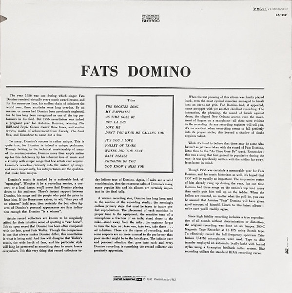 Fats Domino - This Is Fats (LP, Album, Mono, RE)