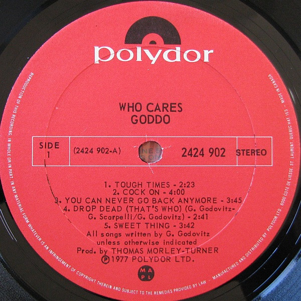 Goddo - Who Cares (LP, Album)