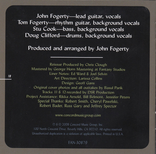 Creedence Clearwater Revival - Willy And The Poor Boys (CD, Album, RE, RM, Dig)