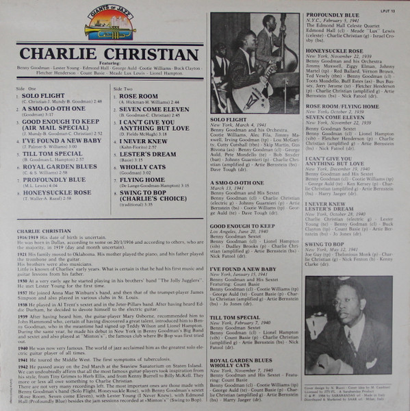 Charlie Christian - Charlie Christian (LP, Comp)