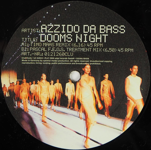 Azzido Da Bass - Dooms Night (12
