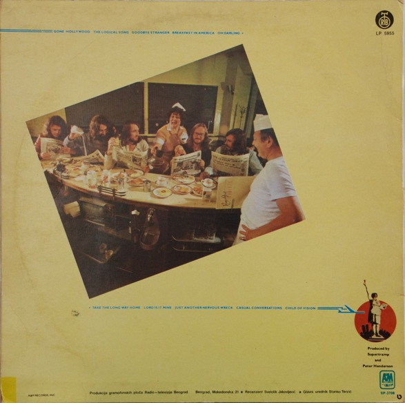 Supertramp - Breakfast In America (LP, Album)