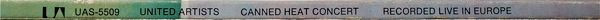 Canned Heat - Recorded Live In Europe (LP, All)