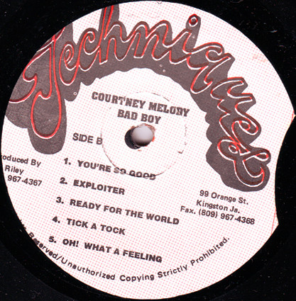 Courtney Melody - Bad Boy (LP, Album, RP)