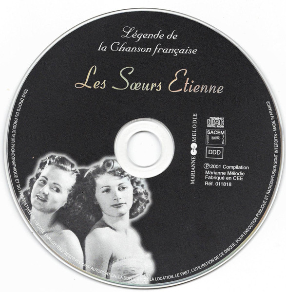 Les Sœurs Étienne - C'est Si Bon (20 Succès Inoubliables) (CD, Comp)