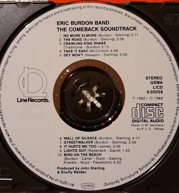 Eric Burdon Band - The Comeback Soundtrack (CD, Album, RE)