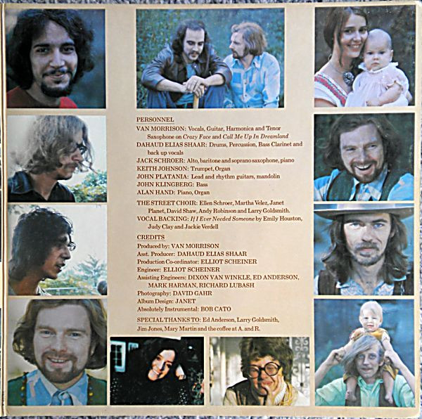 Van Morrison - His Band And The Street Choir (LP, Album, RE, Gat)