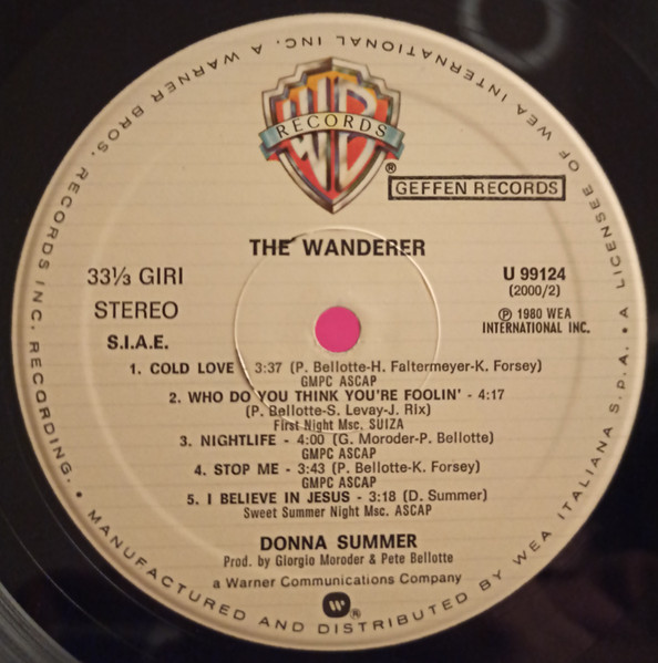 Donna Summer - The Wanderer (LP, Album)