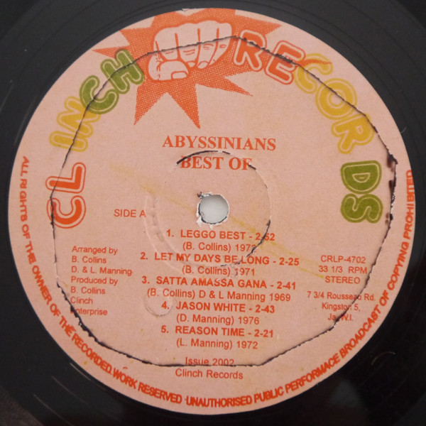 The Abyssinians - Best Of (LP, Comp)