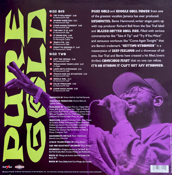 Beres Hammond - Getting Stronger (LP, Album)