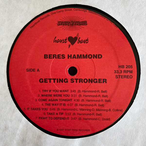 Beres Hammond - Getting Stronger (LP, Album)