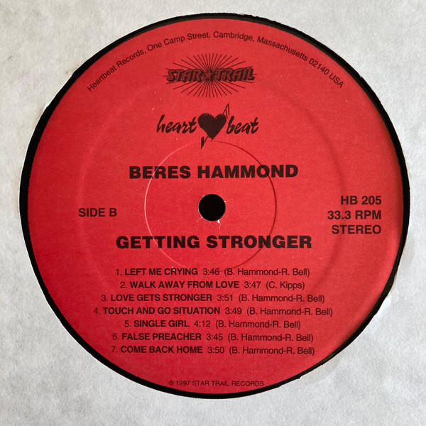 Beres Hammond - Getting Stronger (LP, Album)