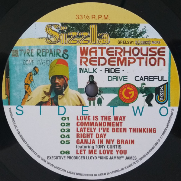 Sizzla - Waterhouse Redemption (LP, Album)