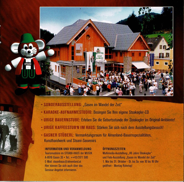 Die Stoakogler - 40 Goldene Jahre (CD, Album)